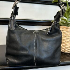 Coach vintage Y2K hobo genuine leather shoulder handbag purse 9566 crossbody